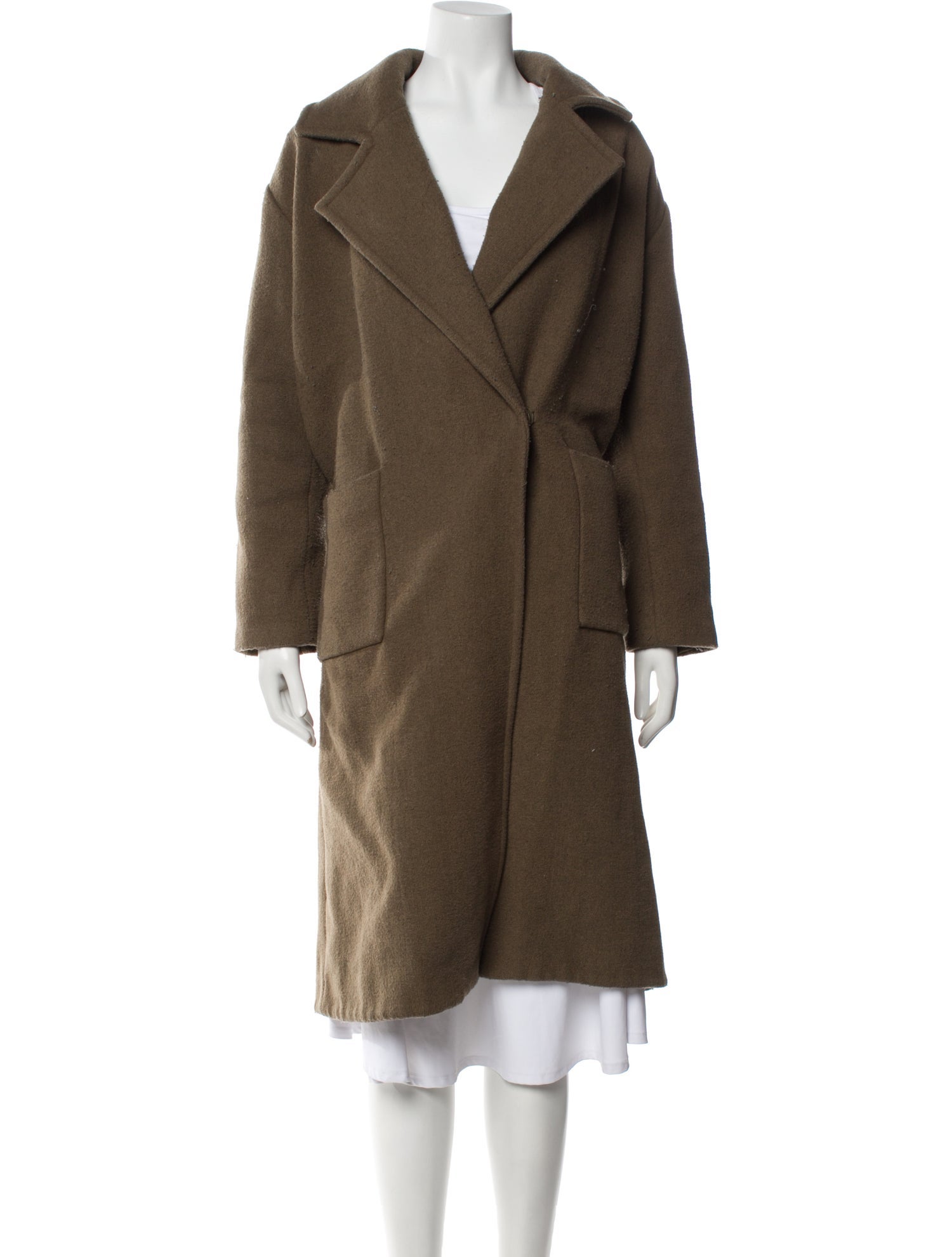 Oak + Fort Faux Fur Coat