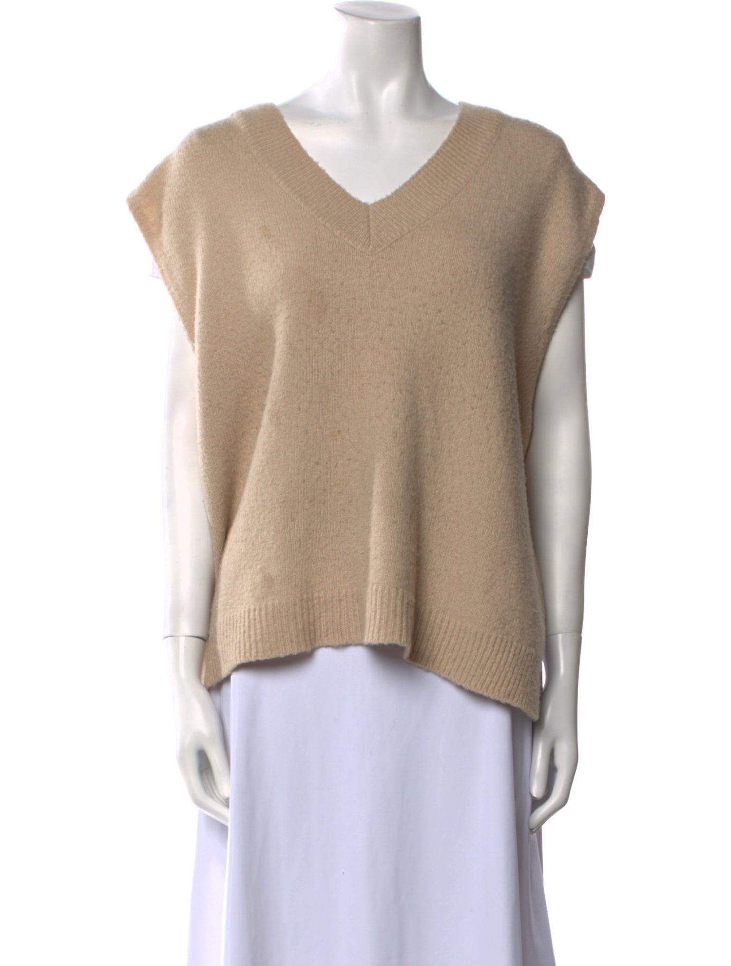 Oak + Fort Wool V-Neck Sweater