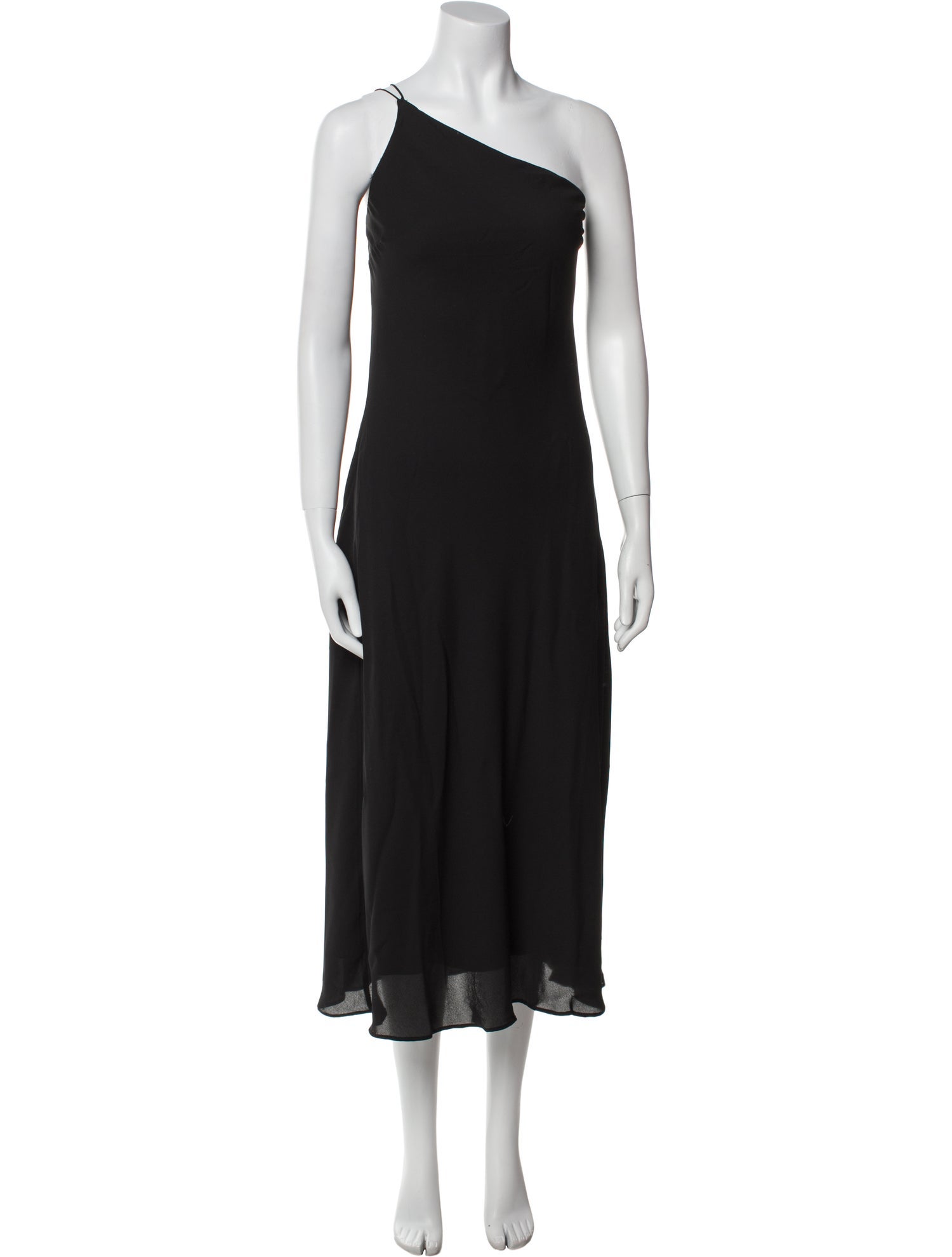 Oak + Fort One-Shoulder Long Dress