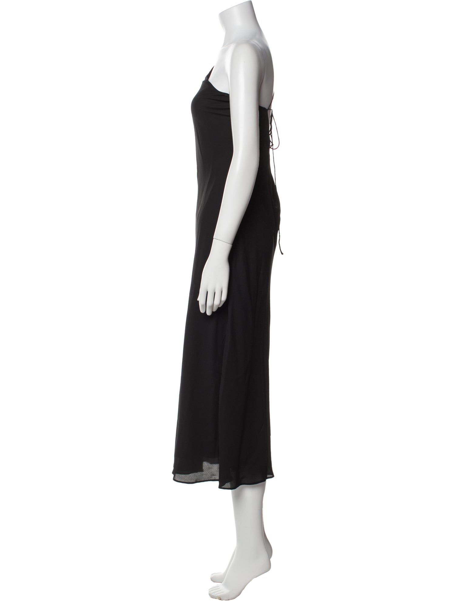 Oak + Fort One-Shoulder Long Dress