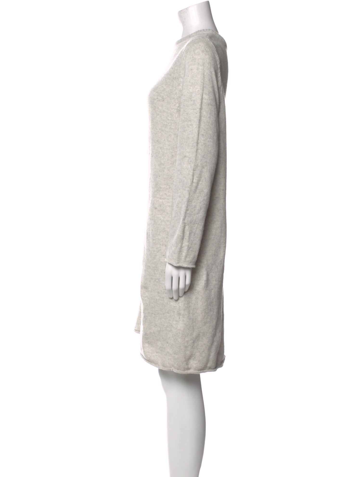 Oak + Fort Bateau Neckline Mini Dress