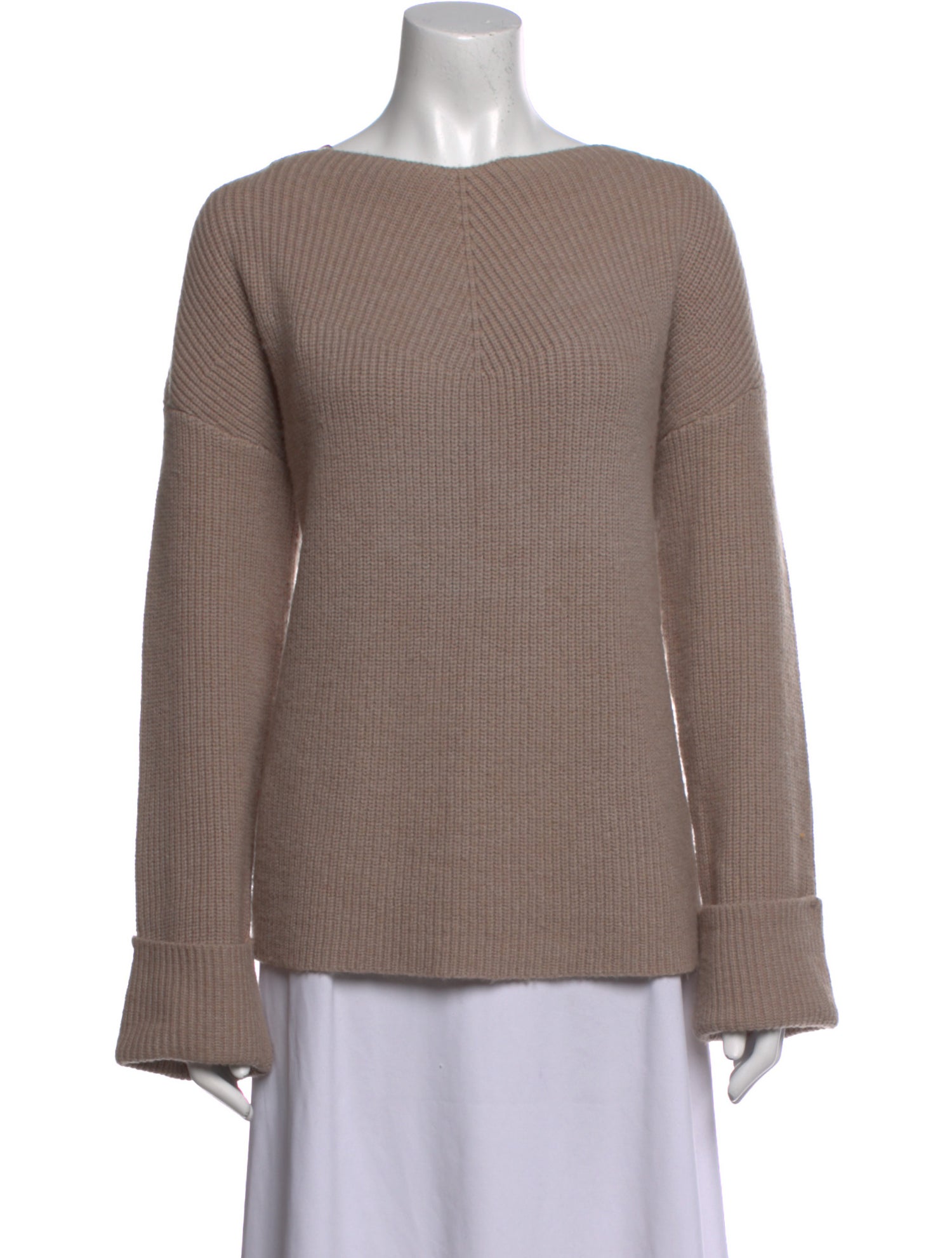 Oak + Fort Bateau Neckline Sweater