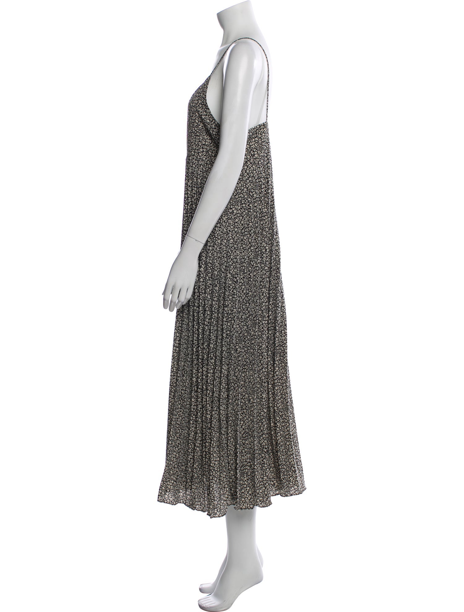 Oak + Fort Printed Long Dress