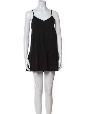 Oak + Fort V-Neck Mini Dress