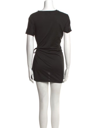 Oak + Fort Scoop Neck Mini Dress