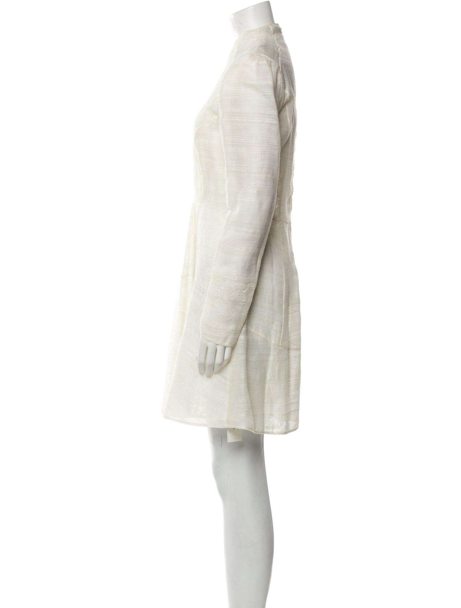 Olivier Theyskens Linen Mini Dress