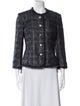 Olivier Theyskens Nylon Tweed Pattern Evening Jacket