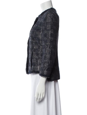 Olivier Theyskens Nylon Tweed Pattern Evening Jacket