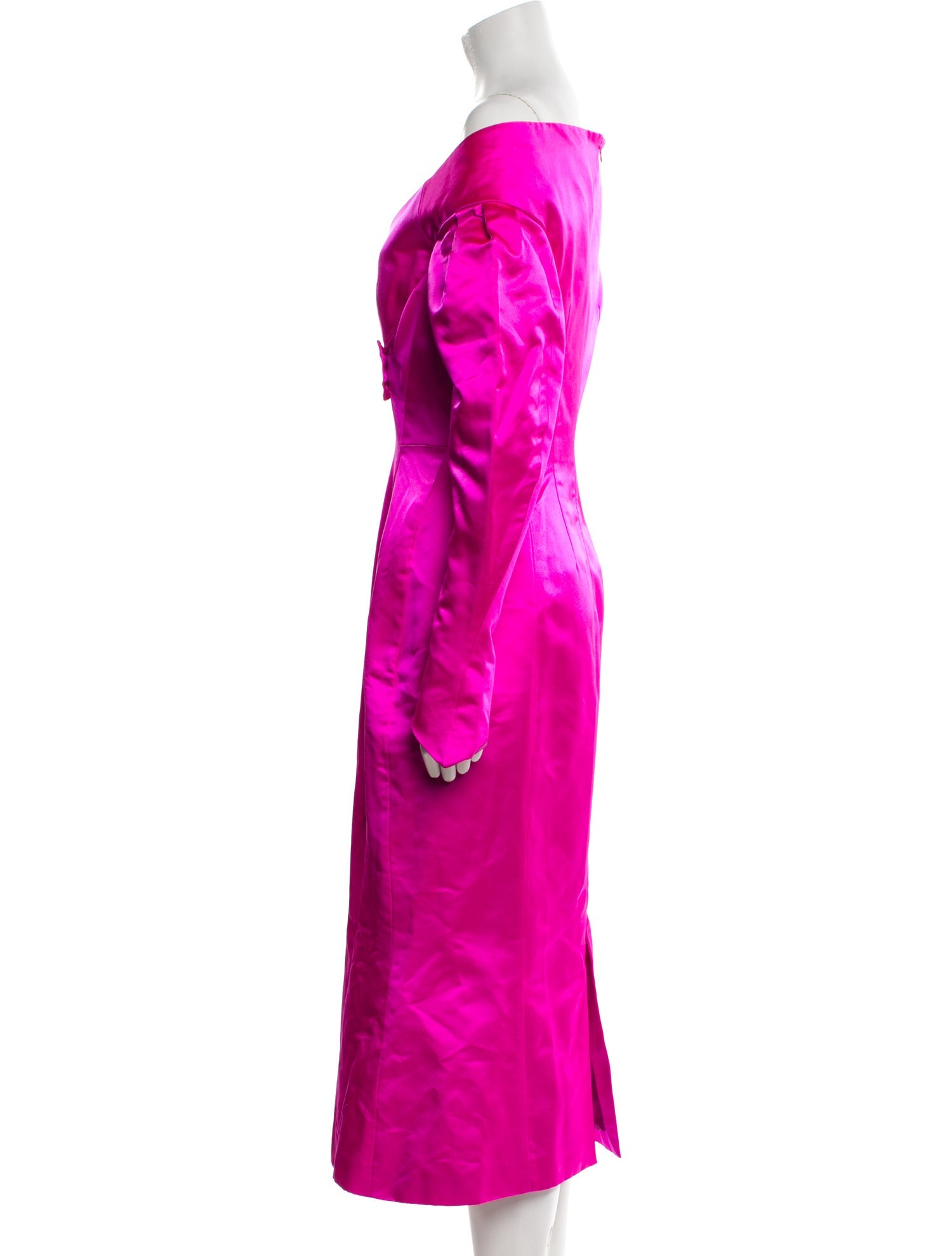 Olivier Theyskens Silk Midi Length Dress