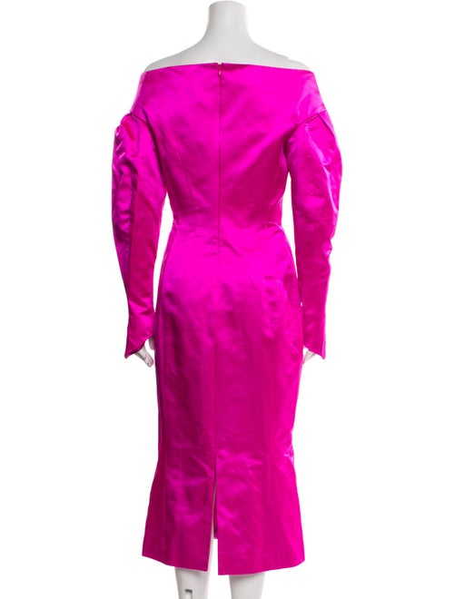 Olivier Theyskens Silk Midi Length Dress