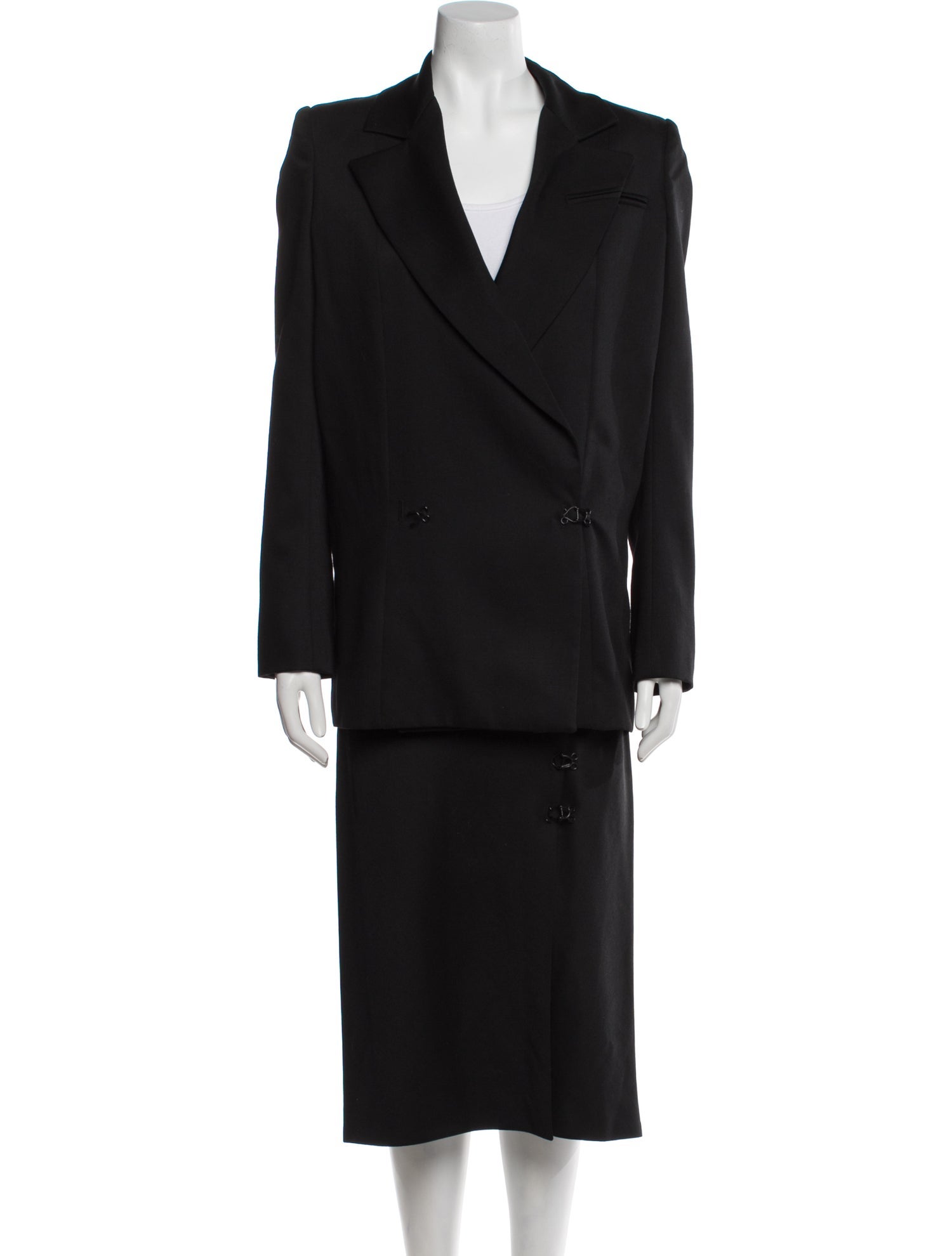 Olivier Theyskens Virgin Wool Skirt Suit