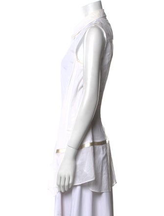 Olivier Theyskens Sleeveless Button-Up Top