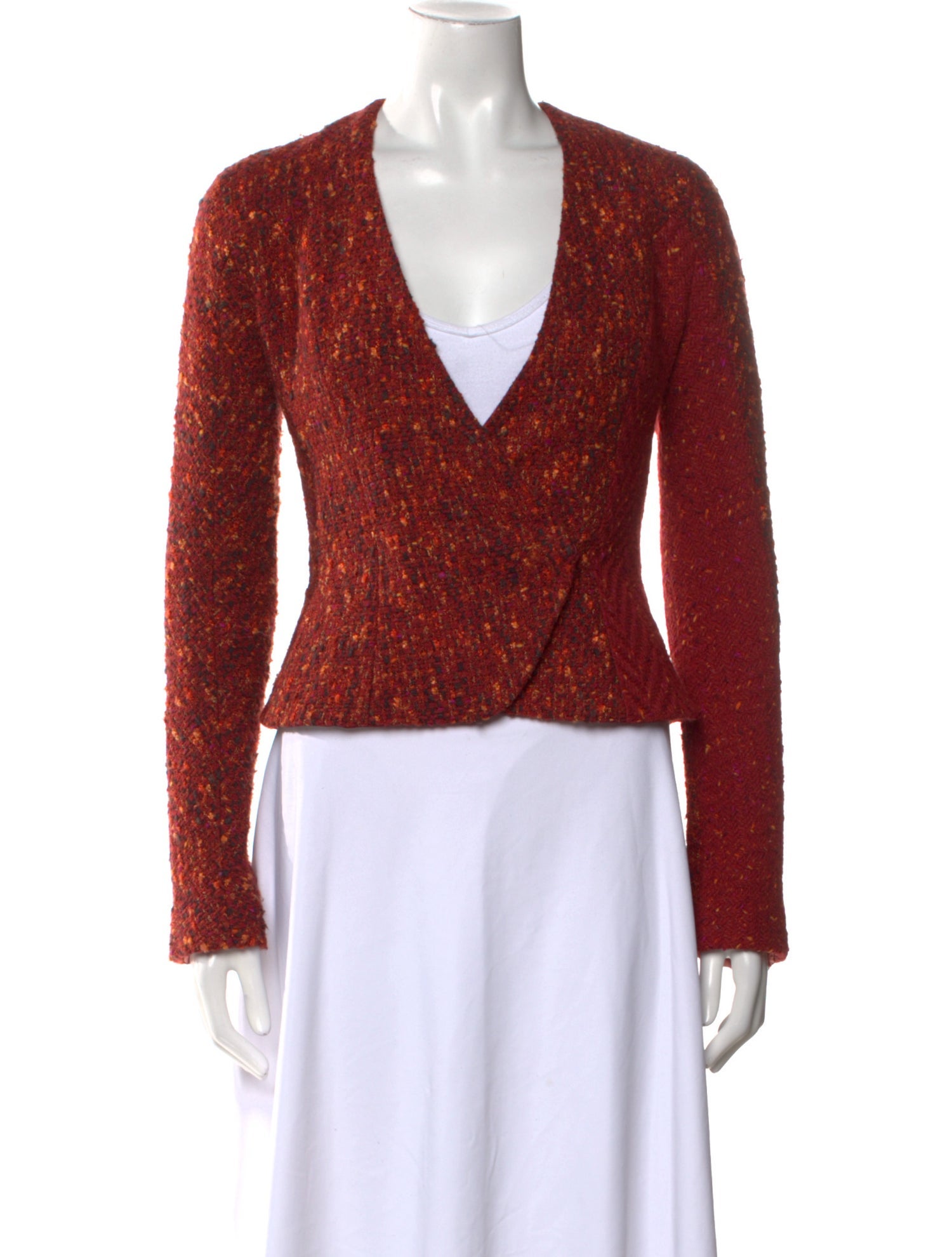 Olivier Theyskens Wool V-Neck Sweater