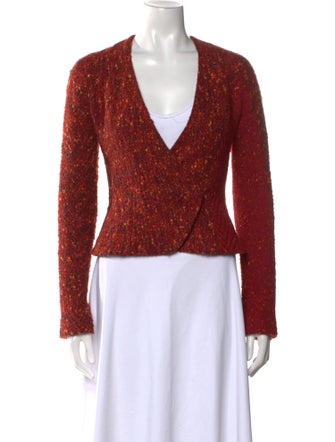 Olivier Theyskens Wool V-Neck Sweater