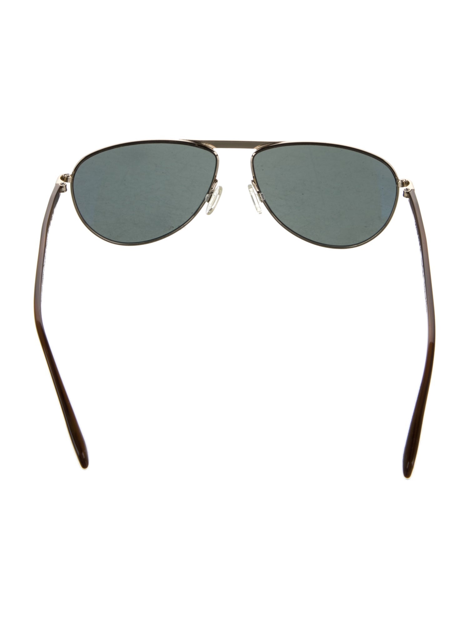 Oliver Peoples x Berluti Aviator Tinted Sunglasses