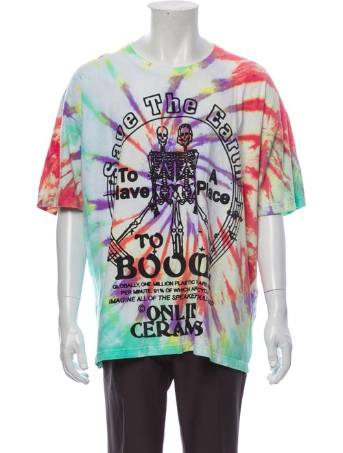 Online Ceramics Printed Crew Neck T-Shirt White