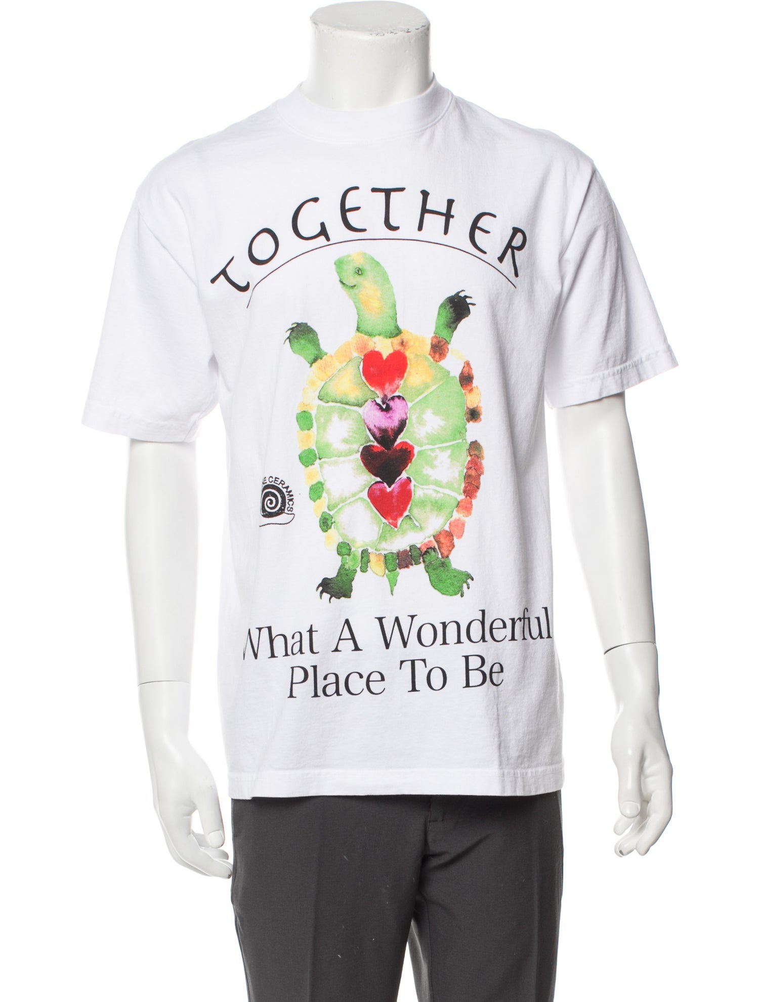 Online Ceramics Graphic Print Crew Neck T-Shirt