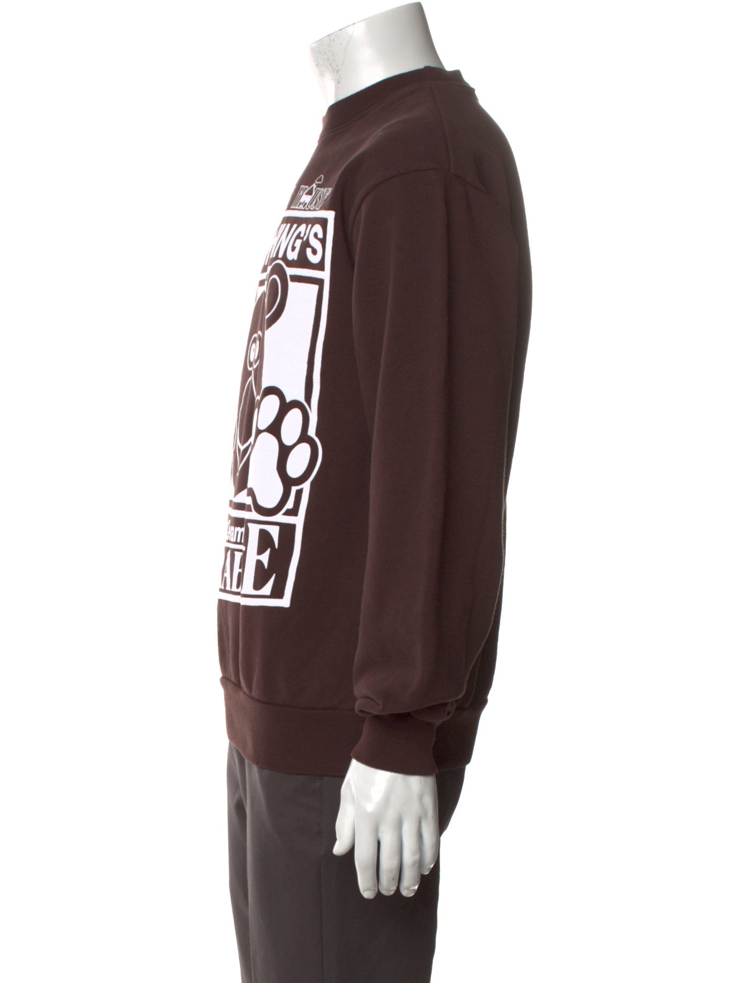 Online Ceramics Graphic Print Crew Neck Sweatshirt