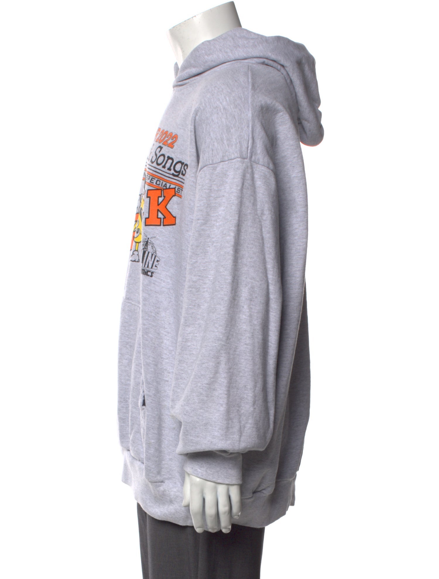 Online Ceramics Graphic Print Crew Neck Hoodie