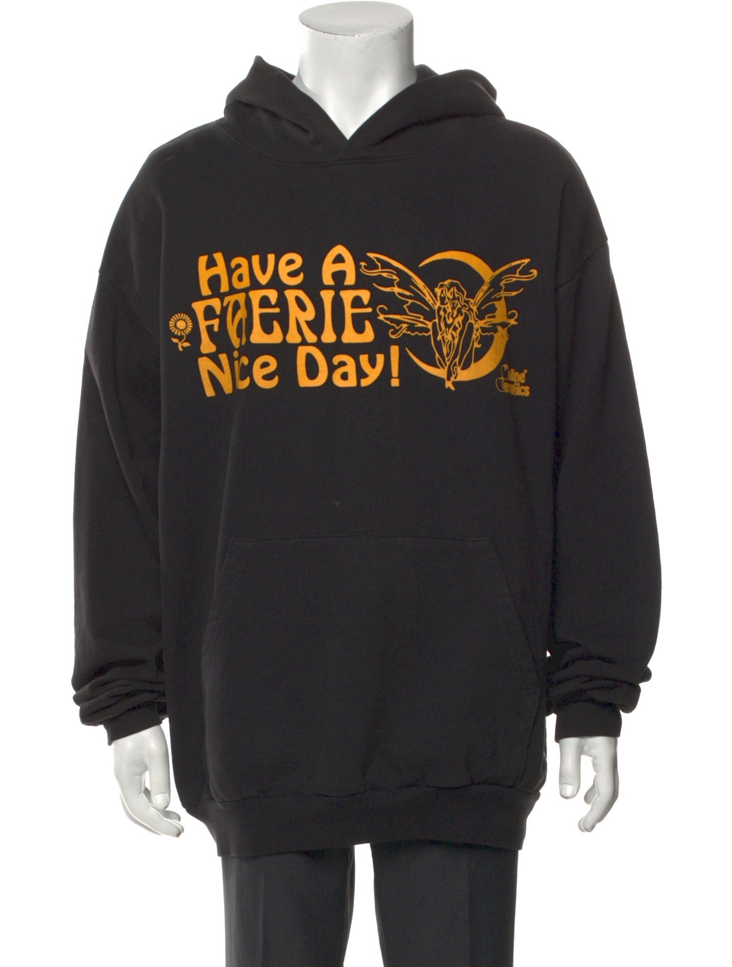 Online Ceramics Graphic Print Crew Neck Hoodie