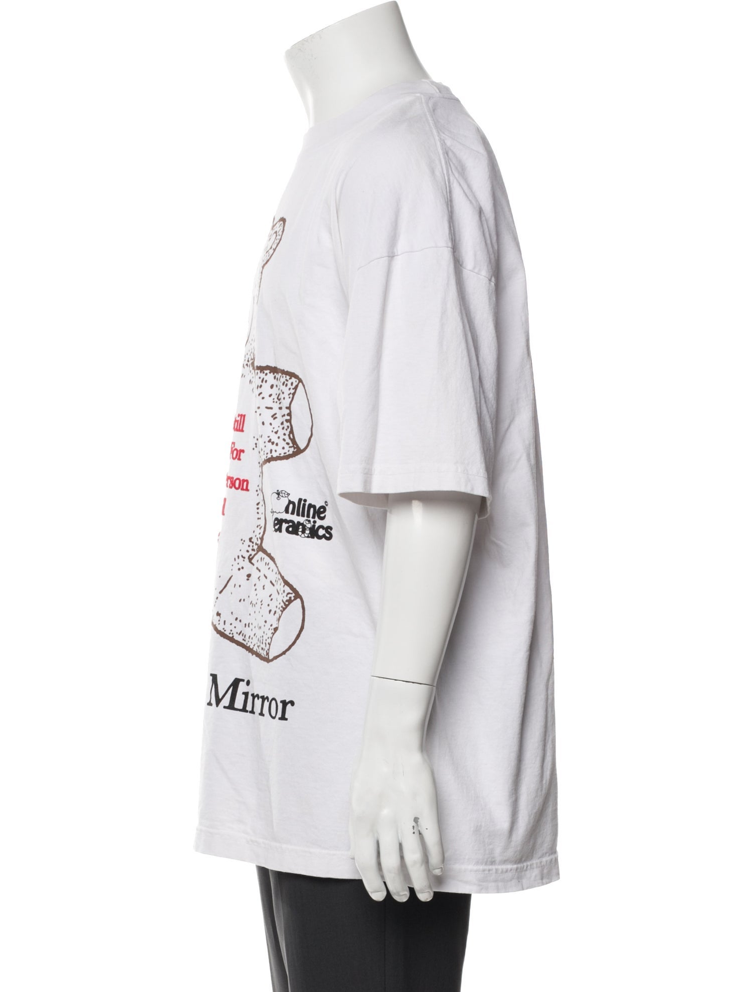 Online Ceramics Graphic Print Crew Neck T-Shirt