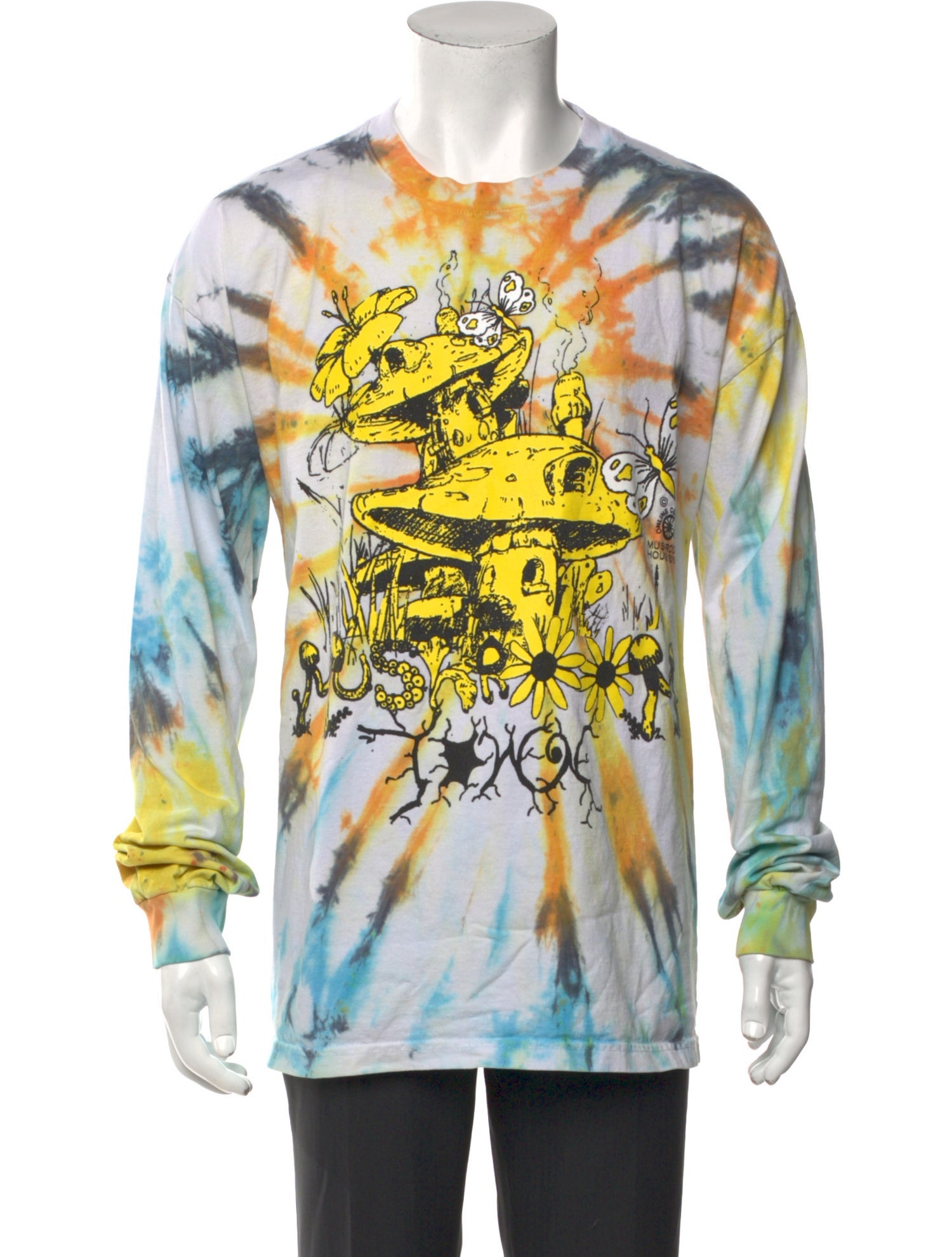 Online Ceramics Tie-Dye Print Crew Neck T-Shirt
