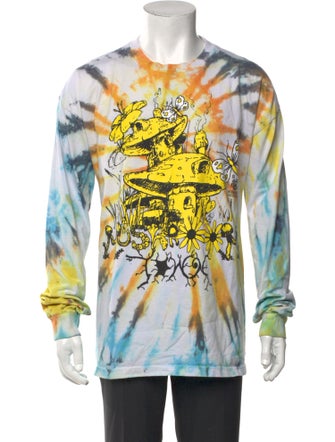 Online Ceramics Tie-Dye Print Crew Neck T-Shirt