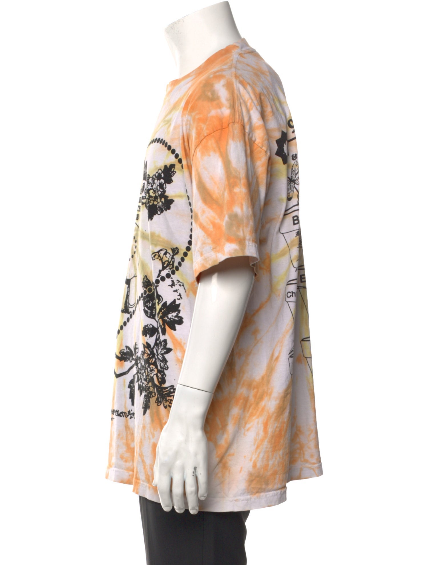 Online Ceramics Tie-Dye Print Crew Neck T-Shirt