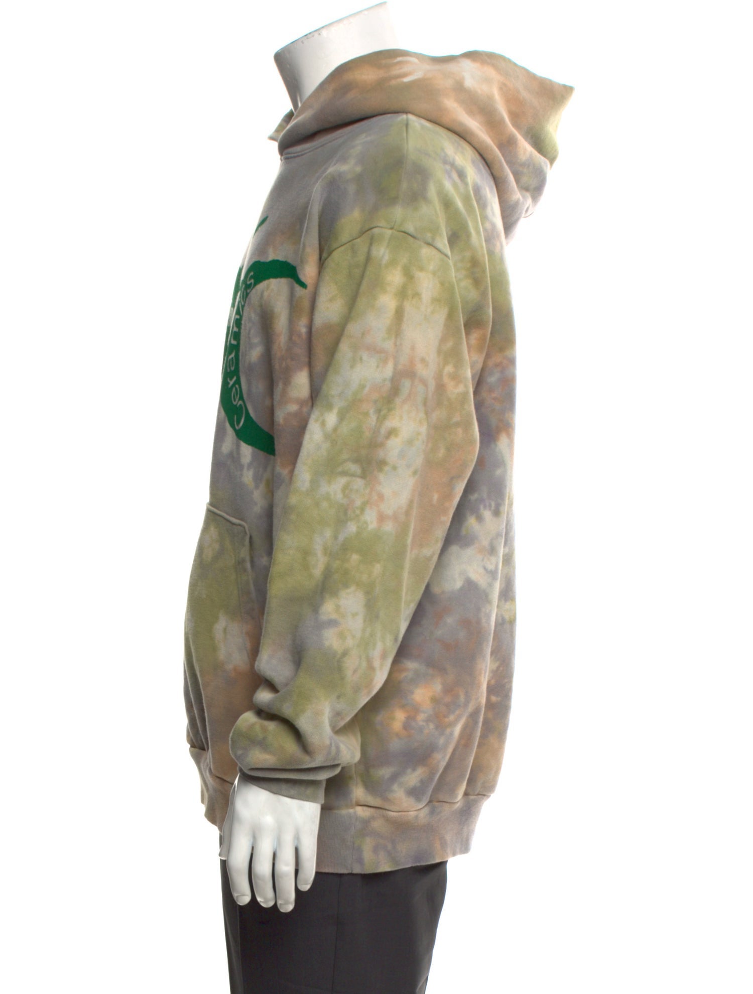 Online Ceramics Tie-Dye Print Crew Neck Hoodie