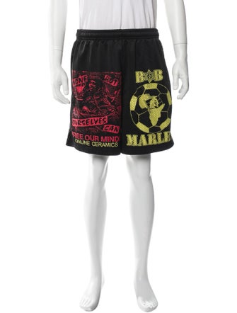 Online Ceramics Graphic Print Athletic Shorts