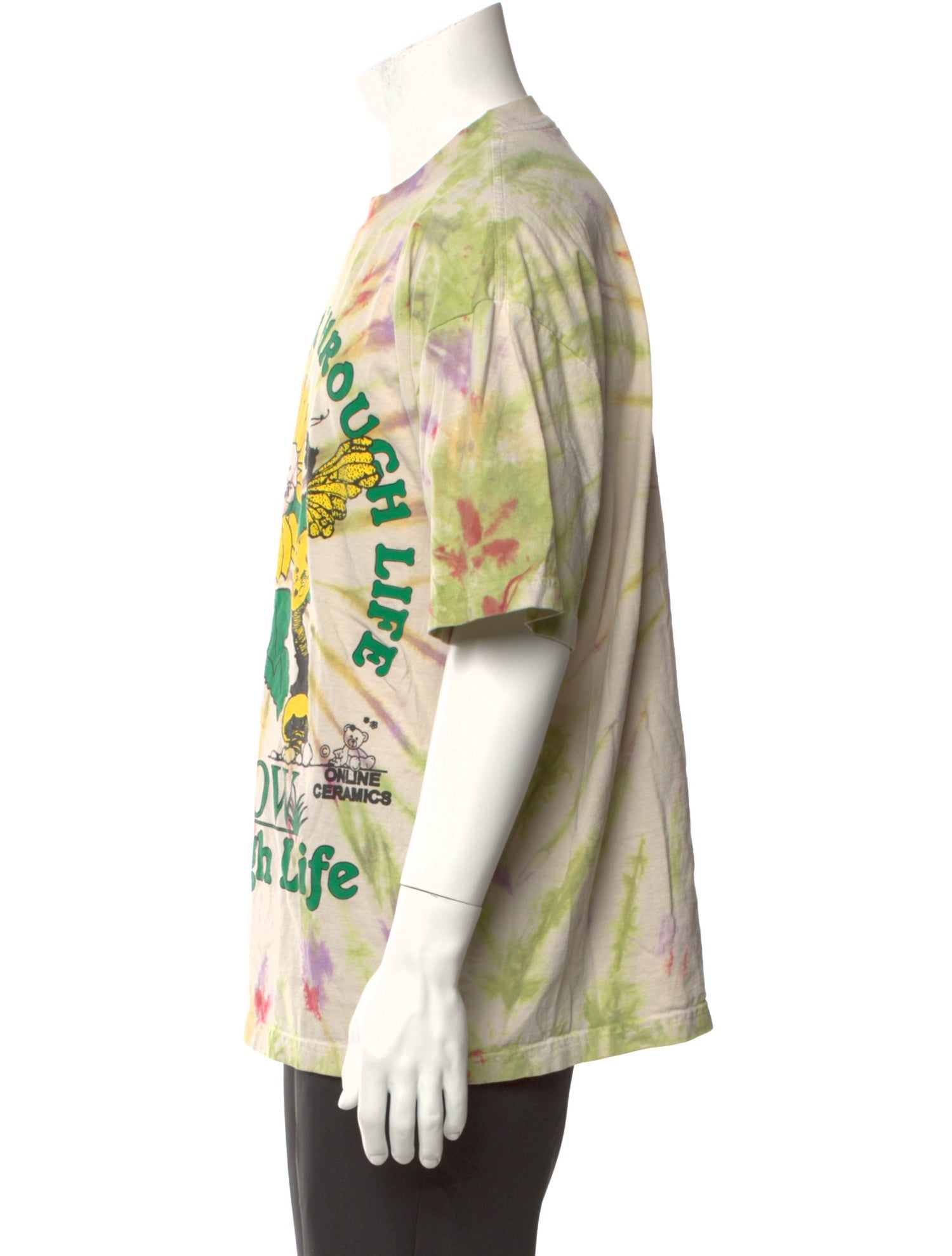 Online Ceramics Tie-Dye Print Crew Neck T-Shirt