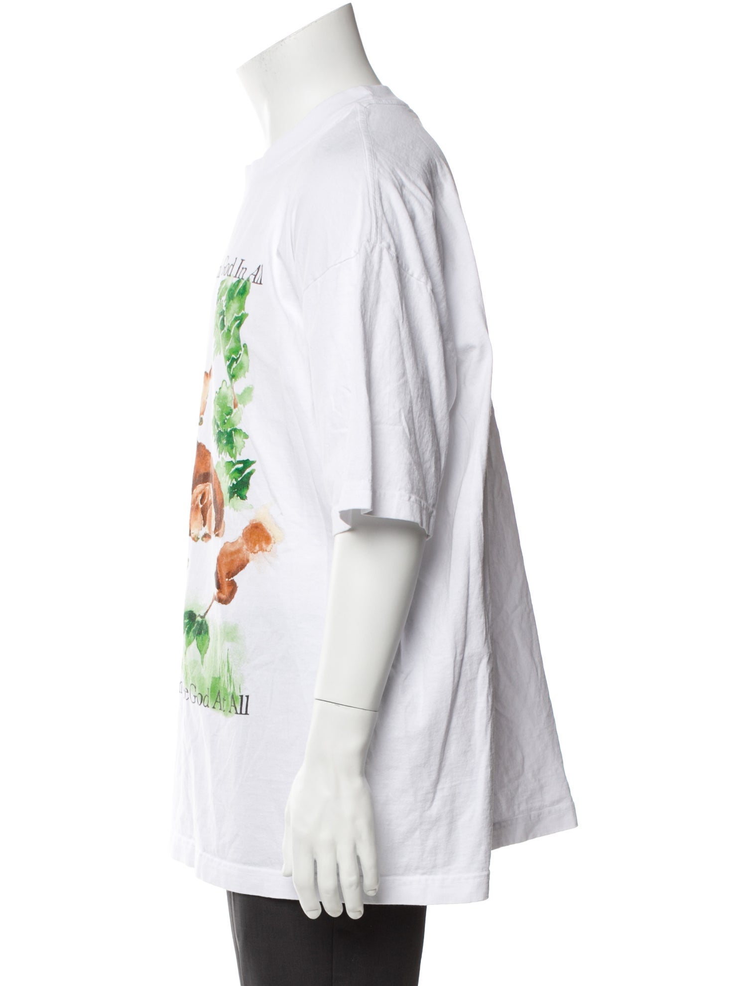 Online Ceramics Graphic Print Mock Neck T-Shirt