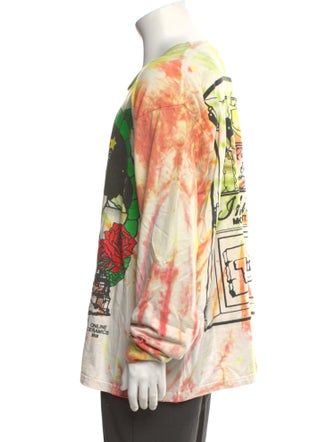 Online Ceramics Tie-Dye Print Crew Neck T-Shirt