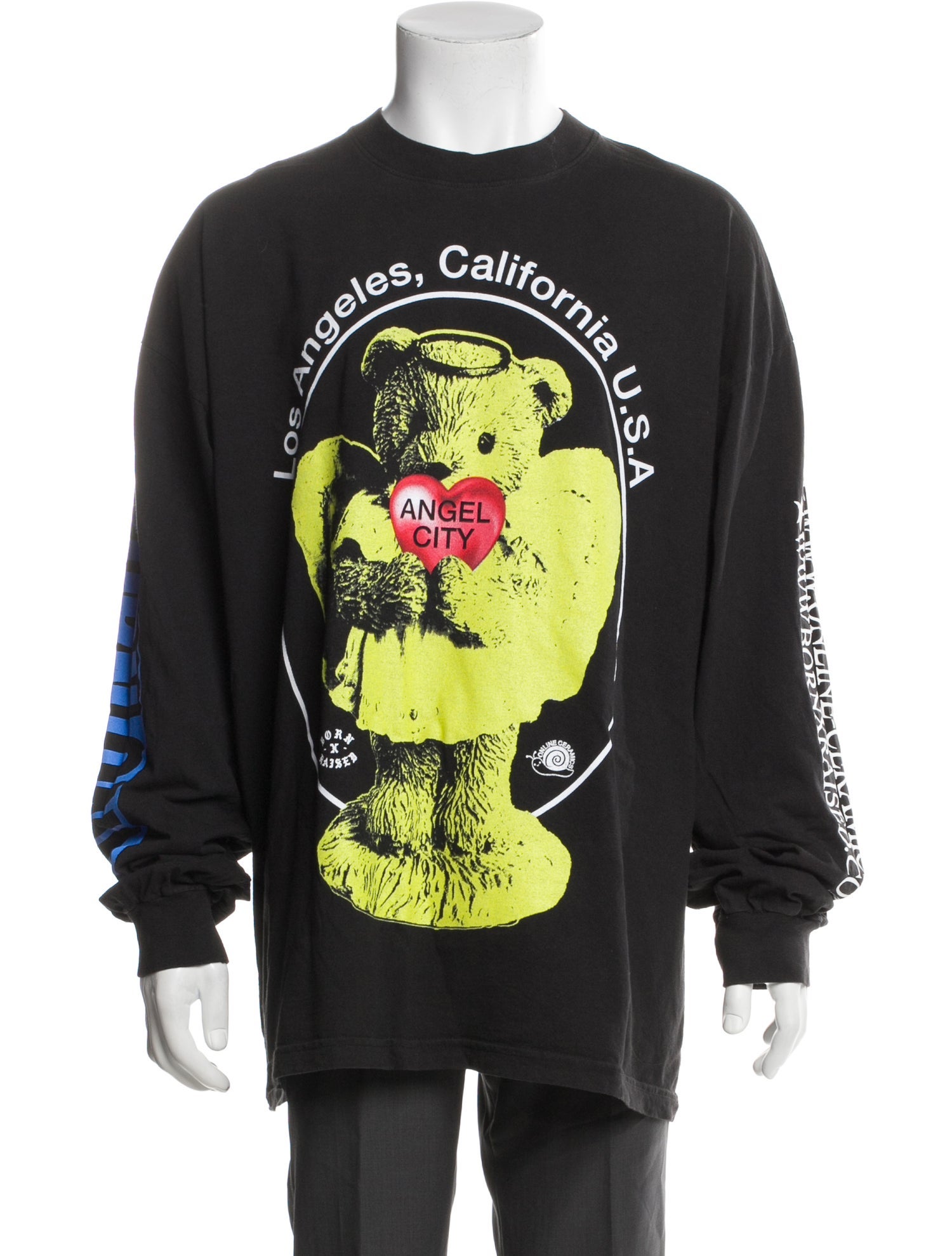 Online Ceramics Graphic Print Crew Neck T-Shirt