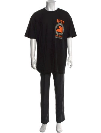 Online Ceramics Graphic Print Crew Neck T-Shirt