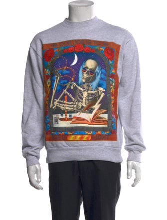 Online Ceramics Graphic Print Crew Neck Sweatshirt