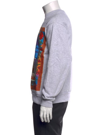 Online Ceramics Graphic Print Crew Neck Sweatshirt