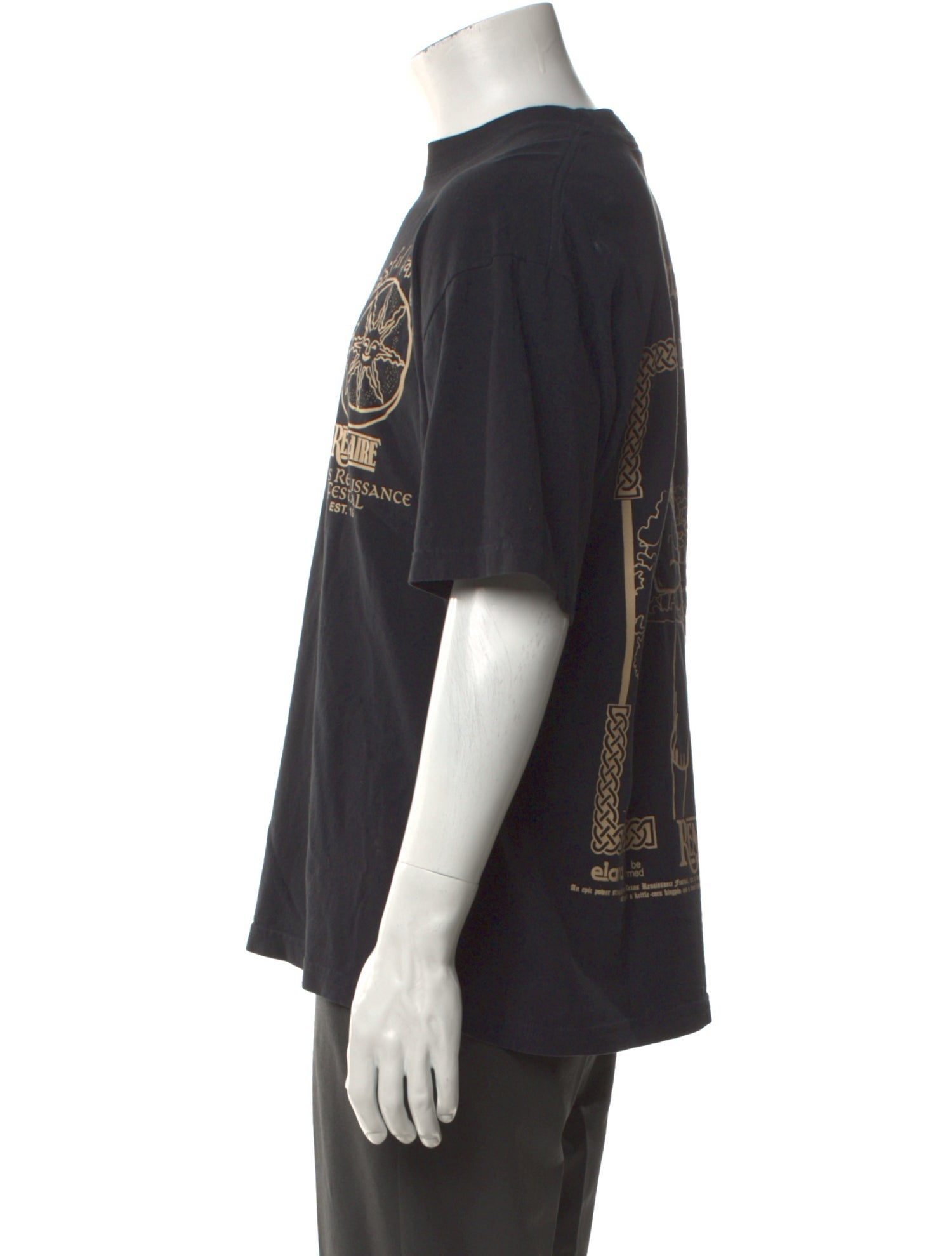 Online Ceramics Graphic Print Crew Neck T-Shirt