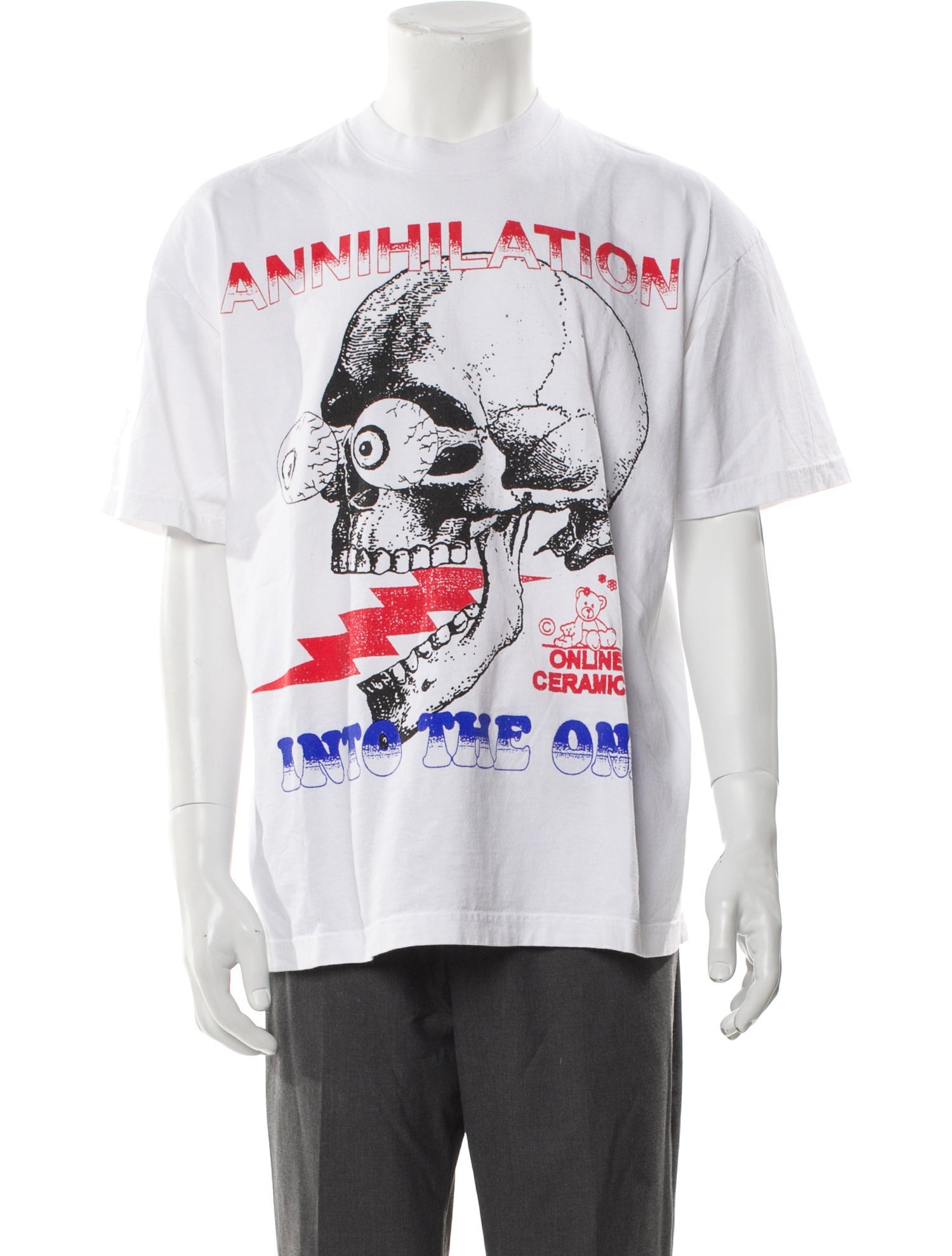 Online Ceramics Graphic Print Crew Neck T-Shirt