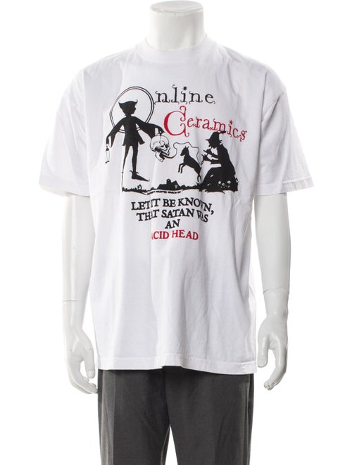 Online Ceramics Graphic Print Crew Neck T-Shirt
