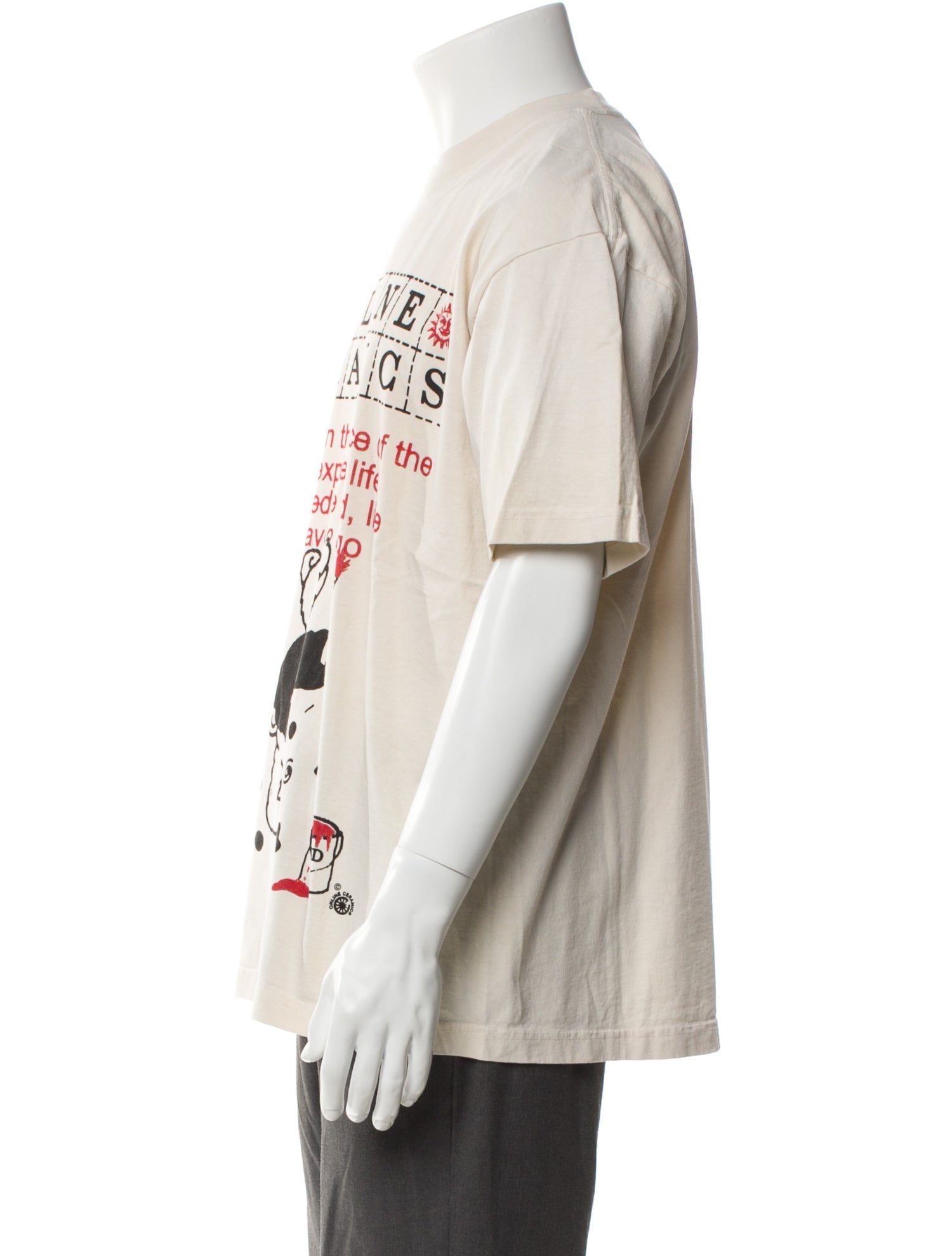 Online Ceramics Graphic Print Crew Neck T-Shirt