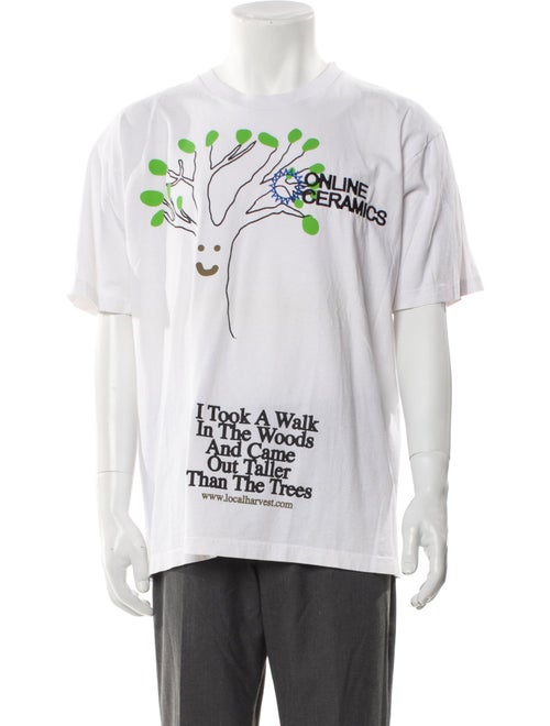 Online Ceramics Graphic Print Crew Neck T-Shirt