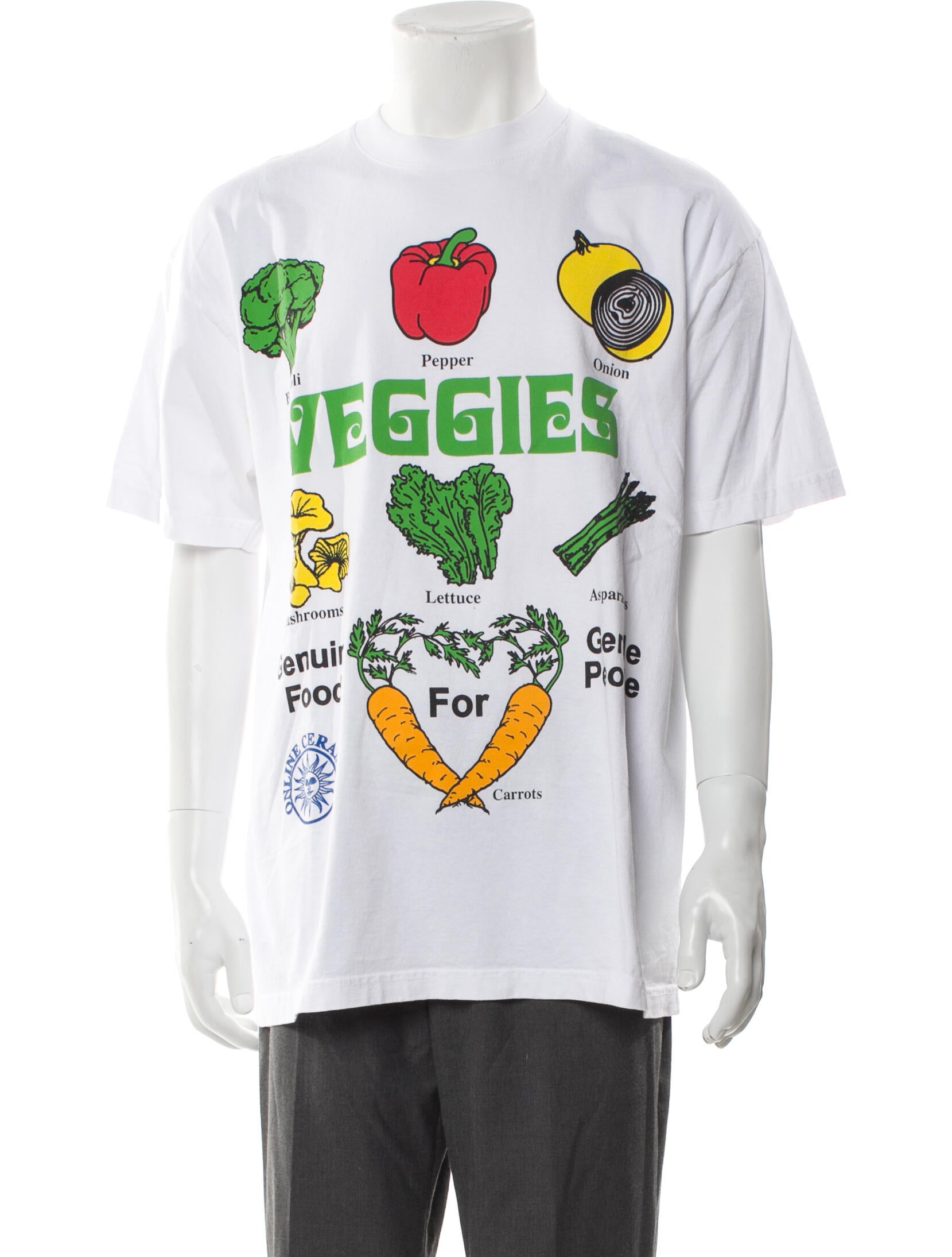 Online Ceramics Graphic Print Crew Neck T-Shirt