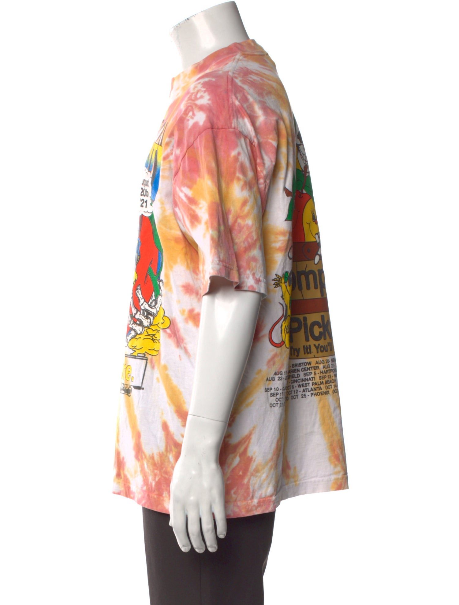 Online Ceramics Graphic Print Crew Neck T-Shirt