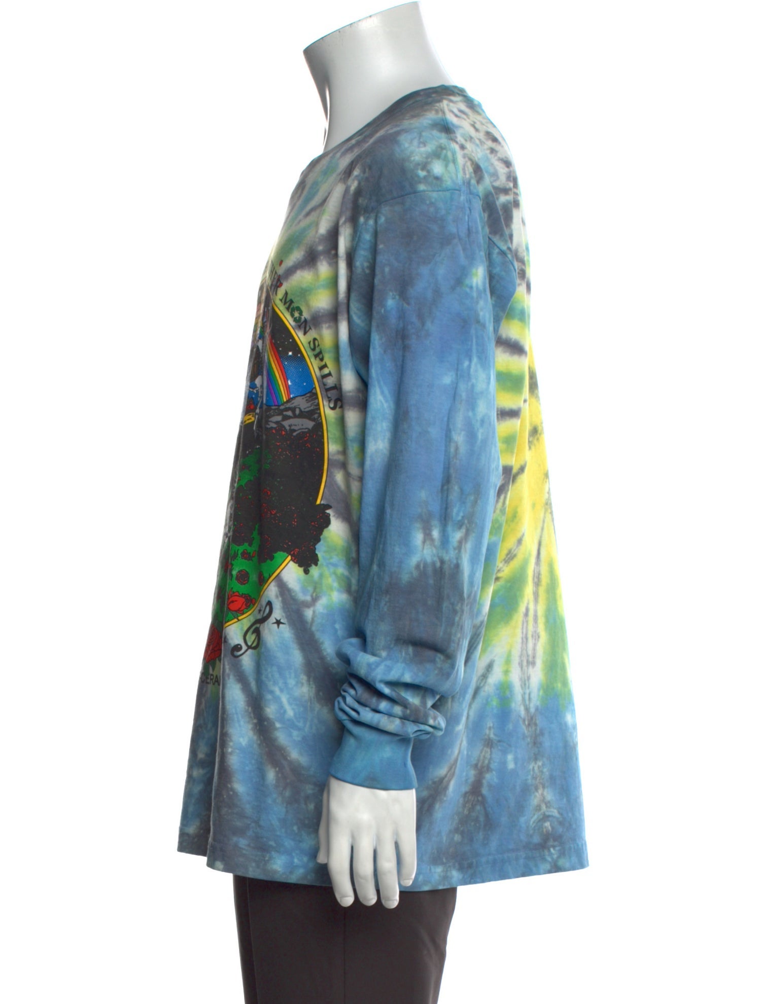 Online Ceramics Tie-Dye Print Crew Neck T-Shirt