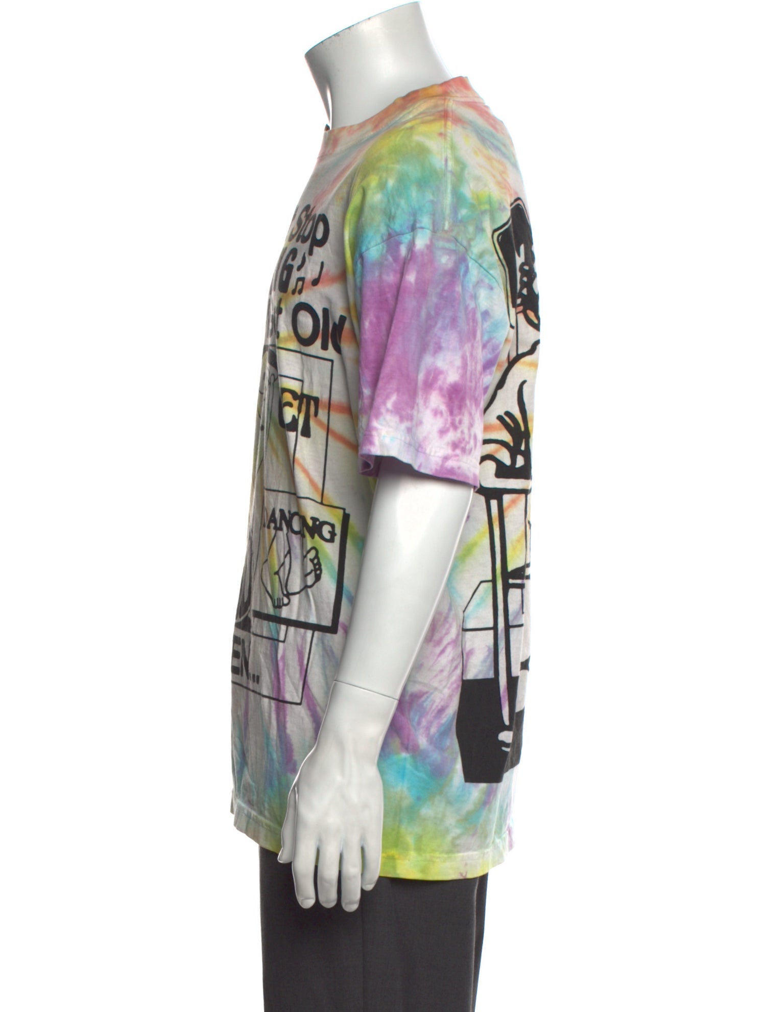 Online Ceramics Graphic Print Crew Neck T-Shirt