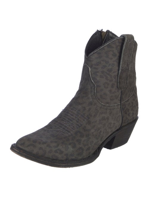 Mexicana by Old Gringo Suede Animal Print Western Boots
