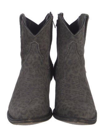 Mexicana by Old Gringo Suede Animal Print Western Boots