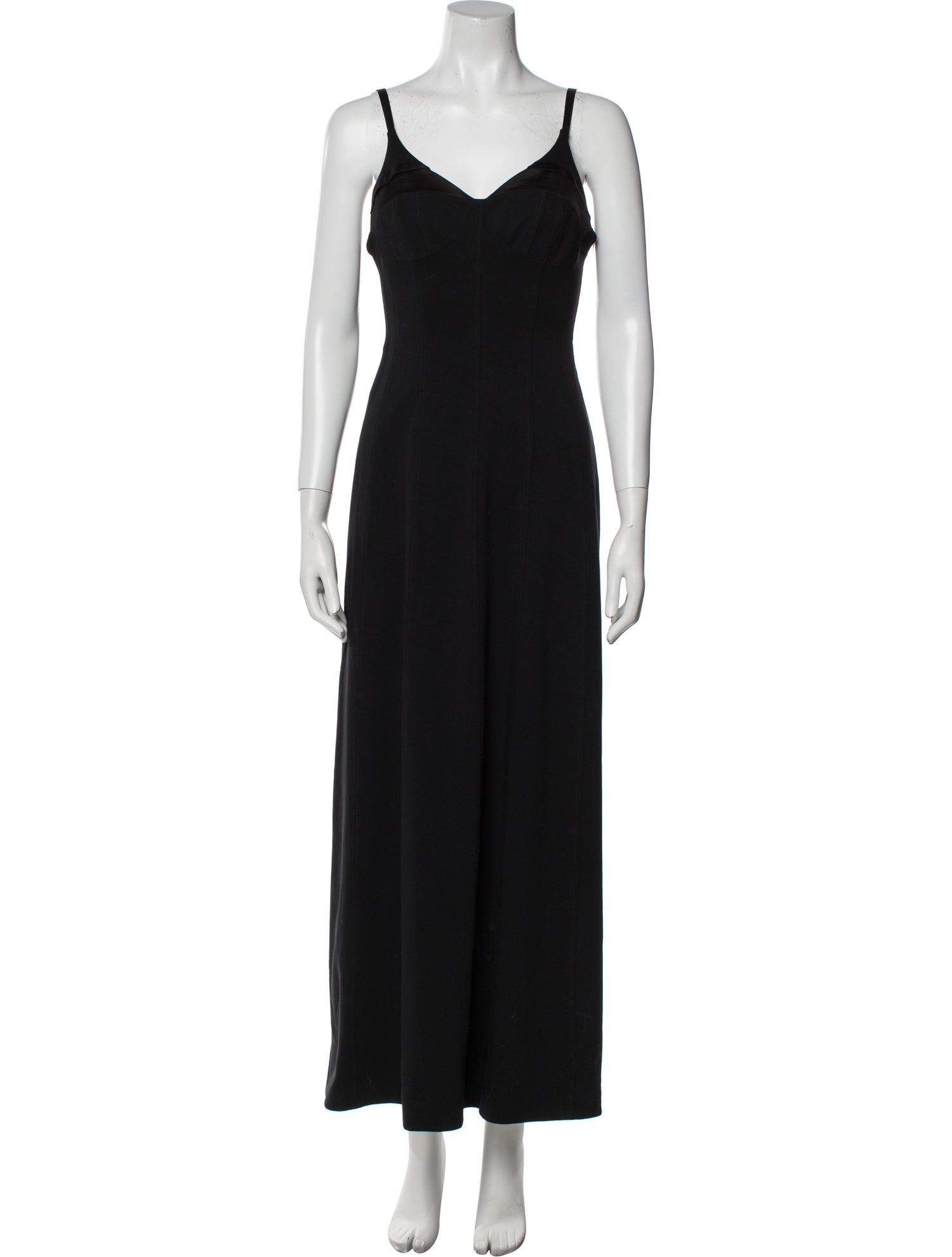 Olēnich V-Neck Long Dress