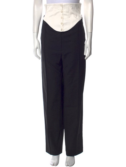 Olēnich Colorblock Pattern Straight Leg Pants